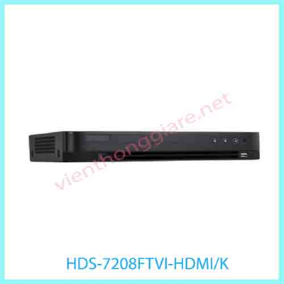 Đầu ghi hình HYBRID TVI-IP 8 kênh HDPARAGON HDS-7208FTVI-HDMI/K
