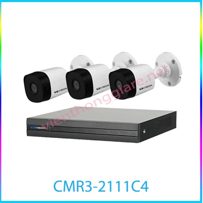 Trọn bộ 3 camera quan sát KBvision CMR3-2111C4