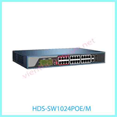 24-port 10/100Mbps PoE Switch HDPARAGON HDS-SW1024POE/M