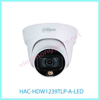 Camera HDCVI 2MP Full-color Dahua HAC-HDW1239TLP-A-LED