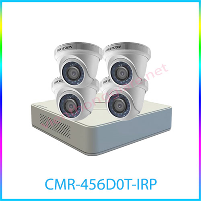 Trọn bộ 4 camera quan sát HIKvision CMR-456D0T-IRP kèm ổ cứng