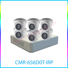 Trọn bộ 6 camera quan sát HIKvision CMR-656D0T-IRP kèm ổ cứng