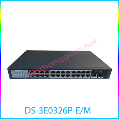 PoE Switch HIKVISION DS-3E0326P-E/M