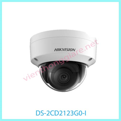 Camera IP Dome hồng ngoại 2.0 Megapixel HIKVISION DS-2CD2123G0-IS