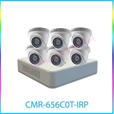 Trọn Bộ 6 Camera Quan Sát  HIKvision CMR-656C0T-IRP kèm ổ cứng