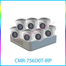 Trọn bộ 7 camera quan sát HIKvision 2.0mp CMR-756D0T-IRP kèm ổ cứng