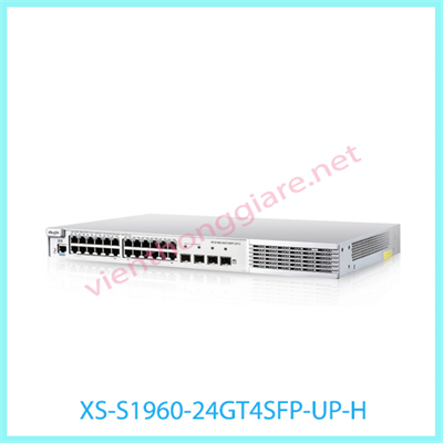 24-port 10/100/1000 Base-T Managed PoE Switch RUIJIE XS-S1960-24GT4SFP-UP-H