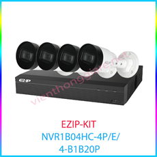 Bộ Kit EZ-IP EZIP-KIT NVR1B04HC-4P/E/ 4-B1B20P