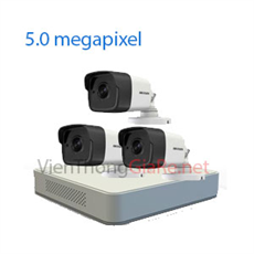 Trọn bộ 3 camera quan sát HIKvision 5.0mp CMR3-16H0T
