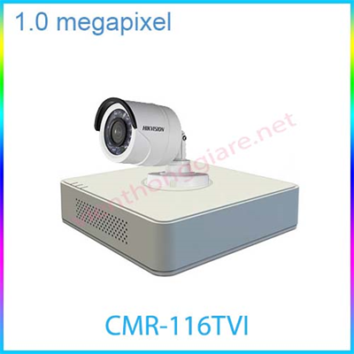 Trọn bộ 1 camera quan sát HIKvision CMR-116TVI