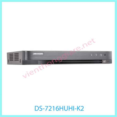 Đầu ghi hình Hybrid TVI-IP 16 kênh TURBO 4.0 HIKVISION DS-7216HUHI-K2 