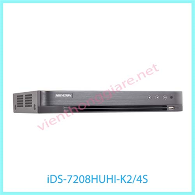 Đầu ghi hình Hybrid TVI-IP 8 kênh TURBO 5.0 HIKVISION iDS-7208HUHI-K2/4S