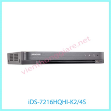 Đầu ghi hình Hybrid TVI-IP 16 kênh TURBO 5.0 HIKVISION iDS-7216HQHI-K2/4S