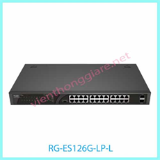 24-port 10/100/1000 Base-T Unmanaged PoE Switch RUIJIE RG-ES126G-LP-L