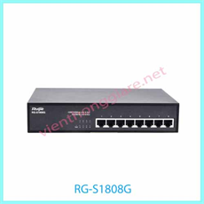8-port 10/100/1000 Base-T Unmanaged Switch RUIJIE RG-S1808G