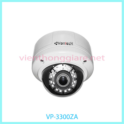 Camera Dome AHD hồng ngoại 2.0 Megapixel VANTECH VP-3300ZA
